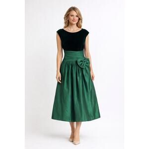 Vintage Special Times by Patty O’Neil Evening Dress Size 4 Green Union Made